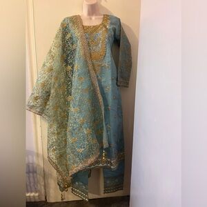 Organza salwar kameez